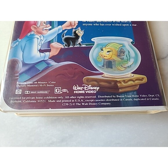 Pinocchio (VHS, 1993, Special Edition) - Picture 7 of 10